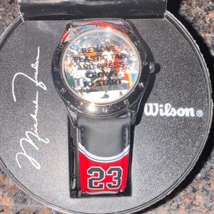 Wilson Michael Jordan Watch in Basketball Box  brand new with spare battery